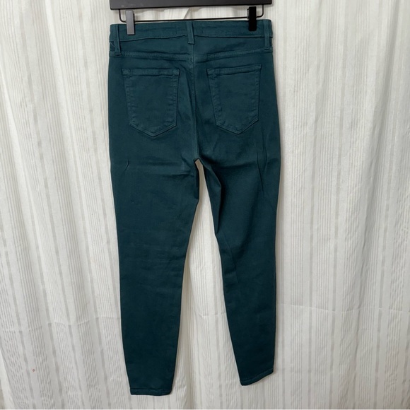NWOT Just USA Hannah High Rise blue green teal skinny jeans size 28 - Picture 4 of 8